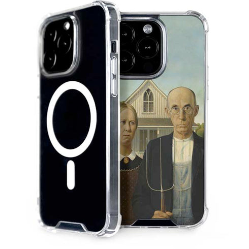 Grant Wood American Gothic iPhone Cases