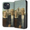 Grant Wood American Gothic iPhone 14 Folio Case
