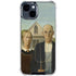 Grant Wood American Gothic iPhone 15 Clear Case
