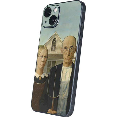 Grant Wood American Gothic iPhone 15 Skin