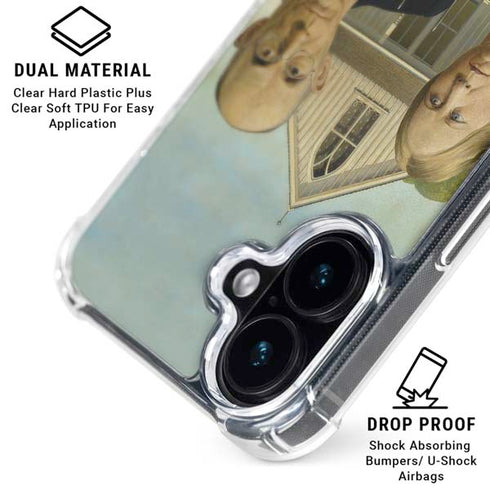 Grant Wood American Gothic iPhone 16 MagSafe Case