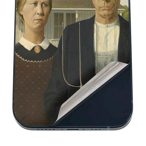 Grant Wood American Gothic iPhone 16 Skin