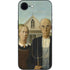 Grant Wood American Gothic iPhone 16e Skin
