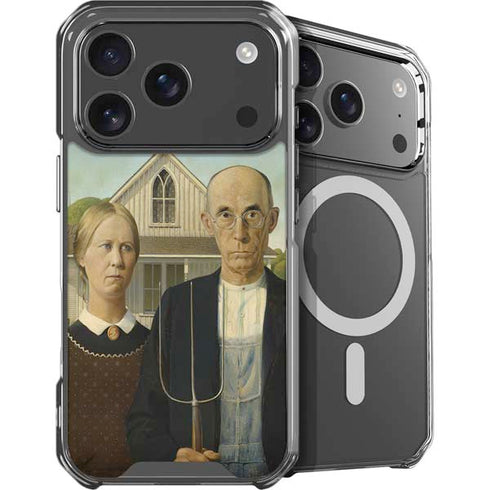 Grant Wood American Gothic iPhone 18 Pro MagSafe Case