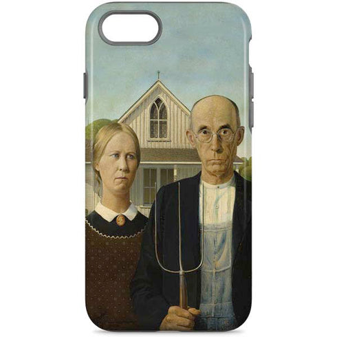 Grant Wood American Gothic iPhone Cases
