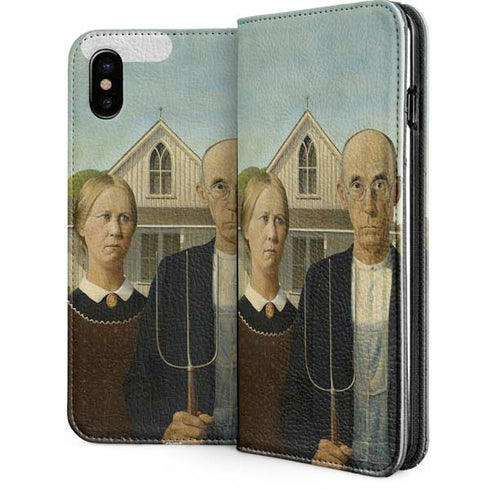Grant Wood American Gothic iPhone 8 Folio Case