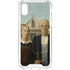 Grant Wood American Gothic iPhone XS Clear Case