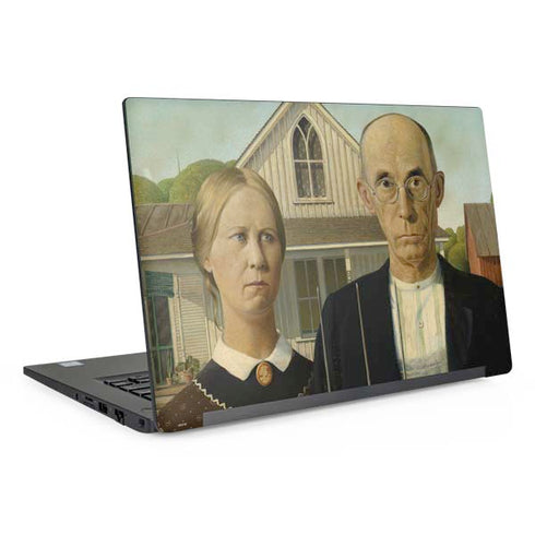 Grant Wood American Gothic Dell Latitude Skin