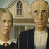 Grant Wood American Gothic MacBook Skins
