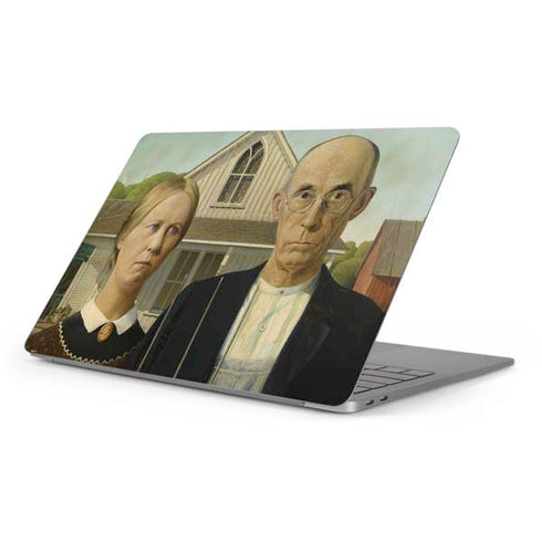 Grant Wood American Gothic Apple MacBook Pro 16-inch Skin