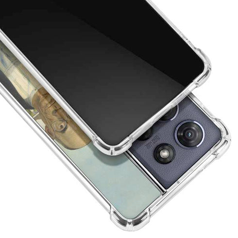Grant Wood American Gothic Moto G 5G (2025) Clear Case