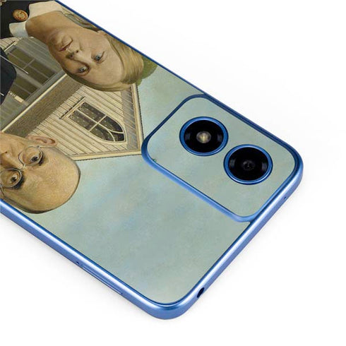 Grant Wood American Gothic Moto G Play 4G (2024) Skin