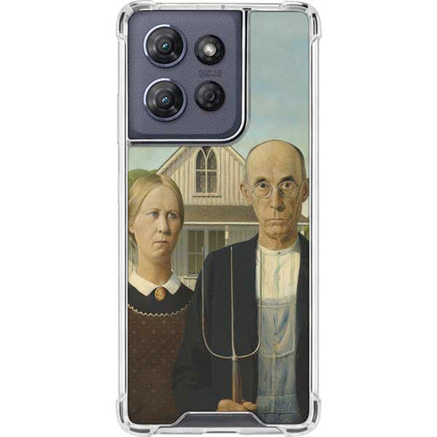 Grant Wood American Gothic Moto G Play 5G (2025) Clear Case