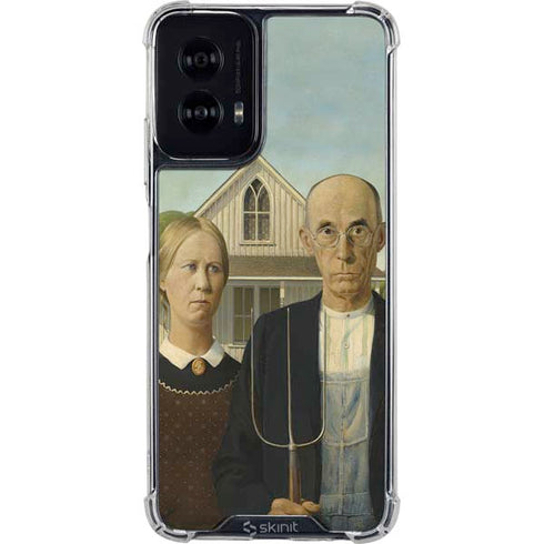 Grant Wood American Gothic Moto G Power 5G (2024) Clear Case