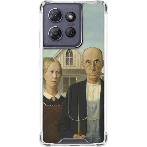 Grant Wood American Gothic Moto G Power 5G (2025) Clear Case