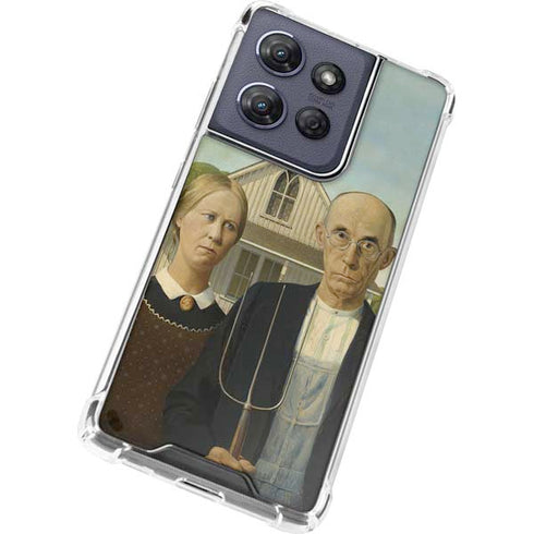 Grant Wood American Gothic Moto G Power 5G (2025) Clear Case