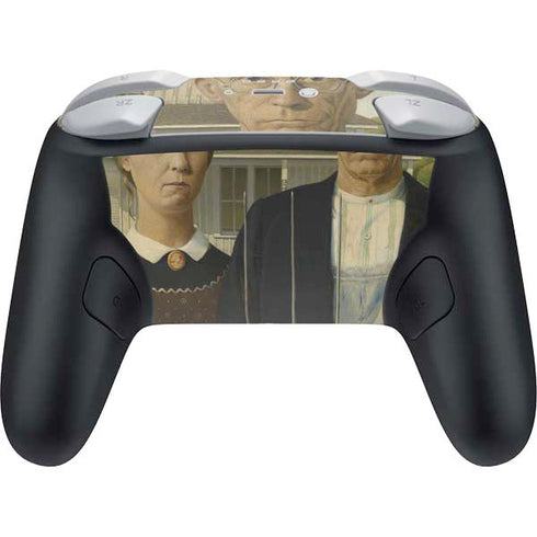 Grant Wood American Gothic Nintendo Switch 2 (2025) Pro Controller Skin