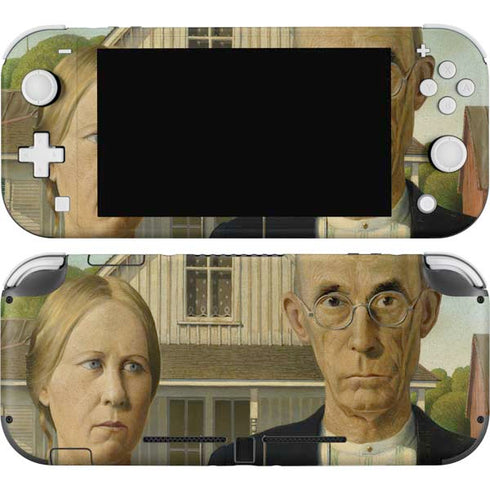 Grant Wood American Gothic Nintendo Skins