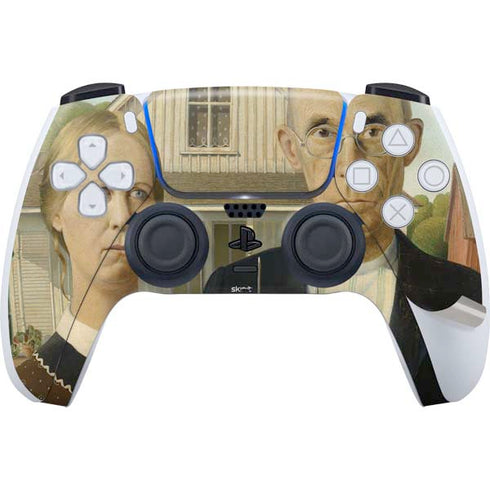 Grant Wood American Gothic PS5 Pro Bundle Skin