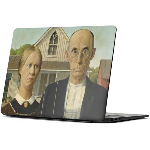 Grant Wood American Gothic Surface Laptop 7 15in Skin