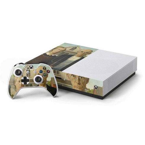 Grant Wood American Gothic Xbox One Skins