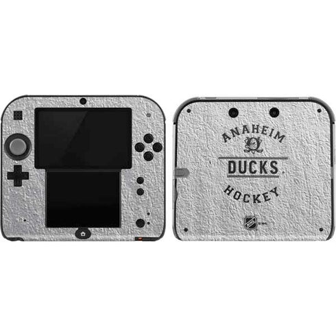 NHL Anaheim Ducks Black Text Nintendo 2DS Skin