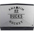 NHL Anaheim Ducks Black Text Dell Alienware Skin