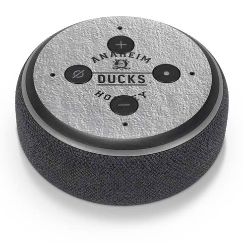 NHL Anaheim Ducks Black Text Amazon Echo Dot Skin