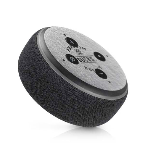 NHL Anaheim Ducks Black Text Amazon Echo Dot Skin