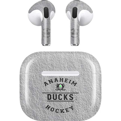 NHL Anaheim Ducks Black Text Apple AirPods (3rd Gen 2021) Skin