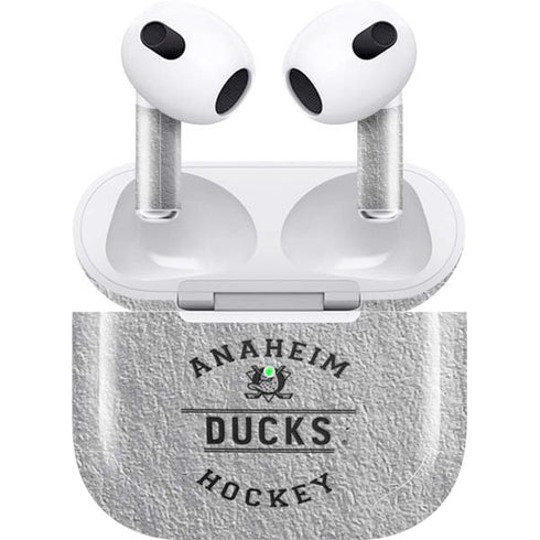 NHL Anaheim Ducks Black Text Apple AirPods (3rd Gen 2021) Skin