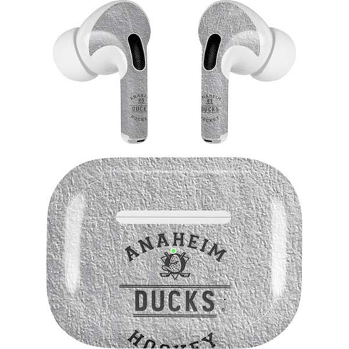 NHL Anaheim Ducks Black Text Apple AirPods Pro Skin