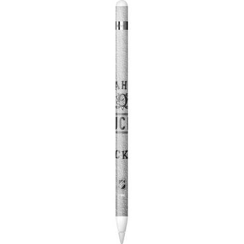 NHL Anaheim Ducks Black Text Apple Pencil (1st Gen, 2017) Skin