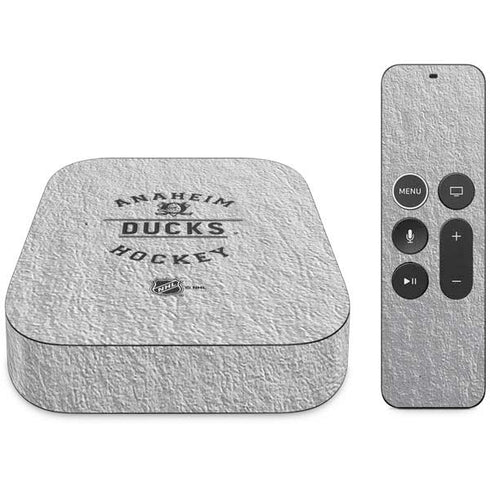 NHL Anaheim Ducks Black Text Apple TV Skin