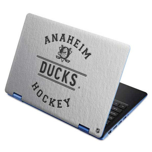 NHL Anaheim Ducks Black Text Aspire R11 11.6in Skin