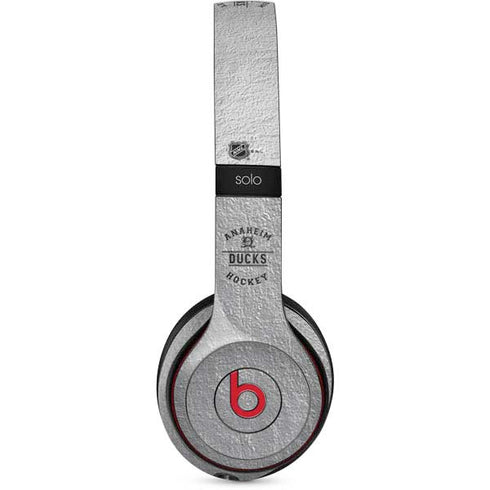 NHL Anaheim Ducks Black Text Beats Solo 2 Wireless Skin