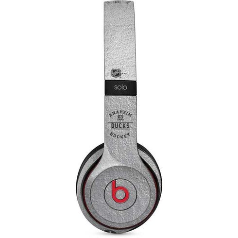 NHL Anaheim Ducks Black Text Beats Solo 3 Wireless Skin