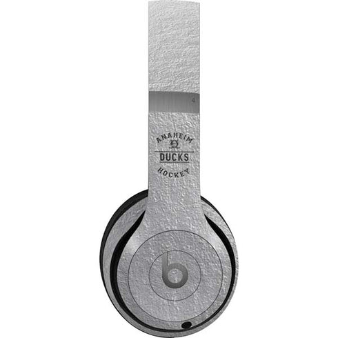 NHL Anaheim Ducks Black Text Beats Solo 4 Wireless Headphones Skin