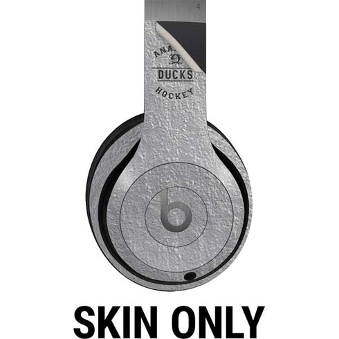 NHL Anaheim Ducks Black Text Beats Solo 4 Wireless Headphones Skin
