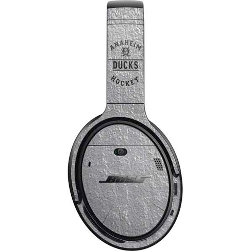 NHL Anaheim Ducks Black Text Bose QuietComfort 35 Headphones Skin