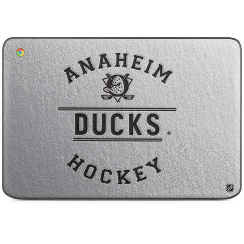NHL Anaheim Ducks Black Text HP Chromebook Skin