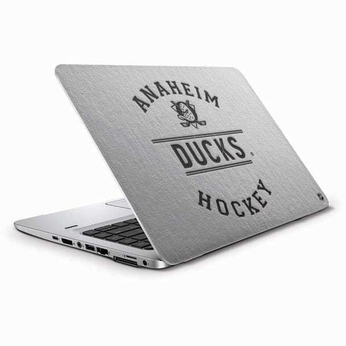 NHL Anaheim Ducks Black Text HP Elitebook Skin