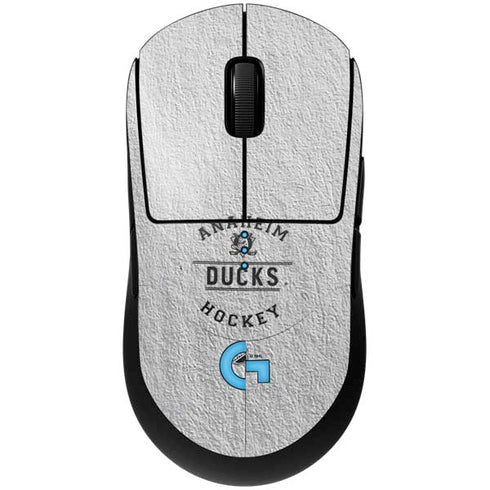 NHL Anaheim Ducks Black Text G Pro Wireless Gaming Mouse Skin