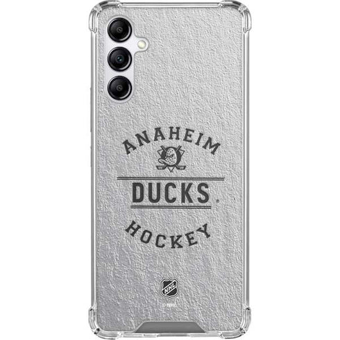 NHL Anaheim Ducks Black Text Gabb Phone 4 Clear Case