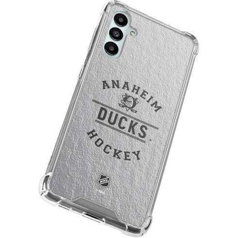 NHL Anaheim Ducks Black Text Gabb Phone 4 Clear Case