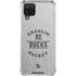 NHL Anaheim Ducks Black Text Galaxy A12 Clear Case