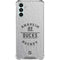 NHL Anaheim Ducks Black Text Galaxy A13 5G Clear Case