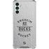 NHL Anaheim Ducks Black Text Galaxy A13 5G Clear Case