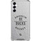 NHL Anaheim Ducks Black Text Galaxy A15 5G Clear Case