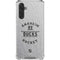 NHL Anaheim Ducks Black Text Galaxy A17 Clear Case